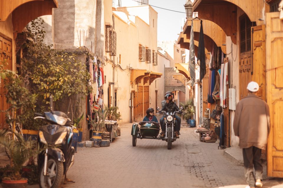 Marrakech Essential Vintage Sidecar Ride - Logistics and Safety