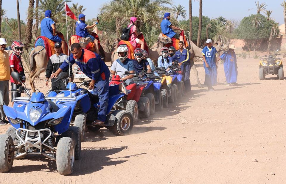 Marrakech Palmeraie : Exciting Camel Ride & Quad Bike - Free Cancellation and Payment Information