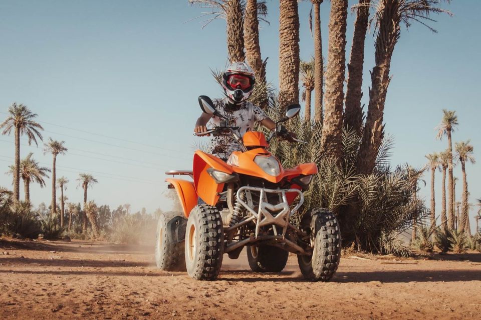 Marrakech Palmeraie : Quad Bike Experience With Tea Break - Scenic Highlights