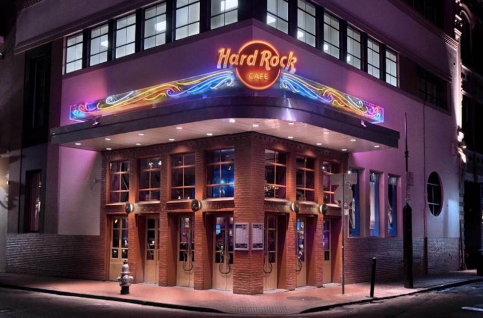 Meal at the Hard Rock Cafe New Orleans - Venue Information