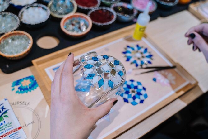 Mosaic Lamp Workshop in Dandenong - Workshop Experience