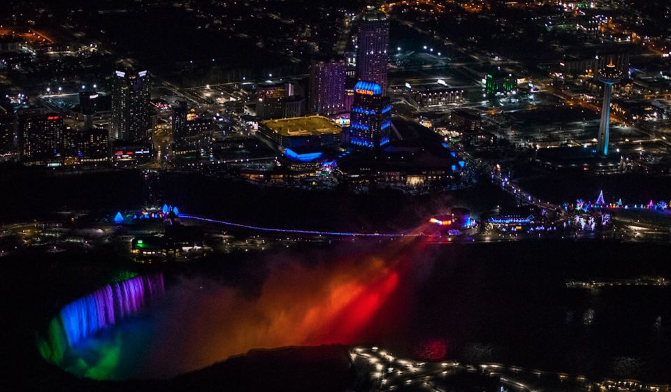 Niagara Falls, Canada: Nights & Lights Helicopter Experience - Explore the Falls From a New Perspective