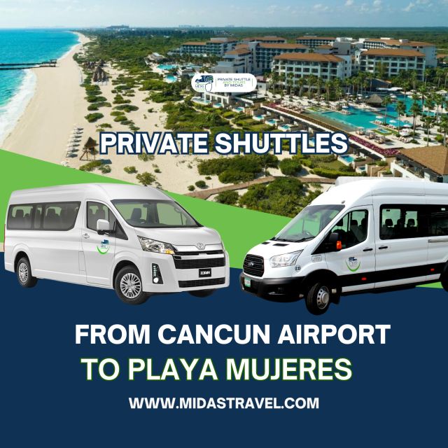 One-Way or Round Trip Airport Transfer to Playa Mujeres - Reserve Now, Pay Later