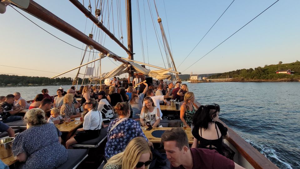 Oslo Fjord Evening Live Rock Music Cruise With Shrimp Buffet - Directional Guide for the Cruise