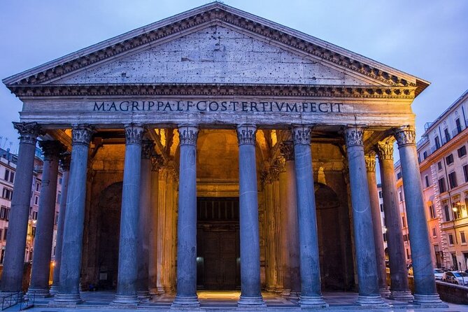 Pantheon Timeless Marvel Guided Tour With Entry Tickets - Common questions