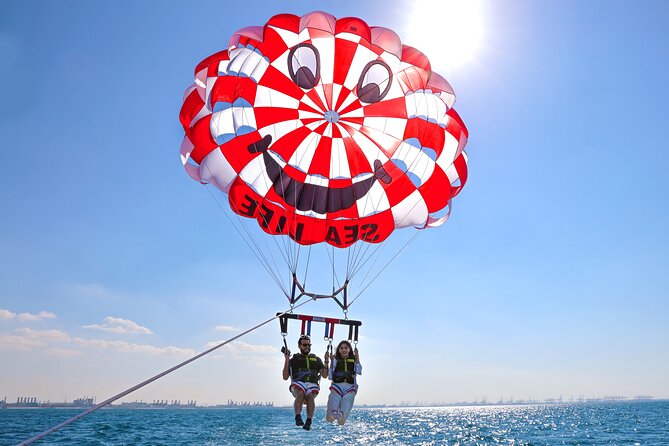 Parasailing in Dubai : Palm Jumeirah View and JBR Beach View - Pricing and Legal Information