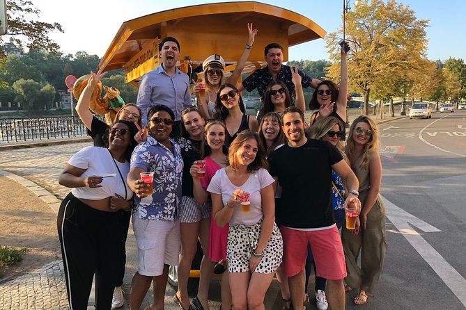 Prague: 1,5- Hour Beer Bike With Unlimited Czech Beer - Meeting Point