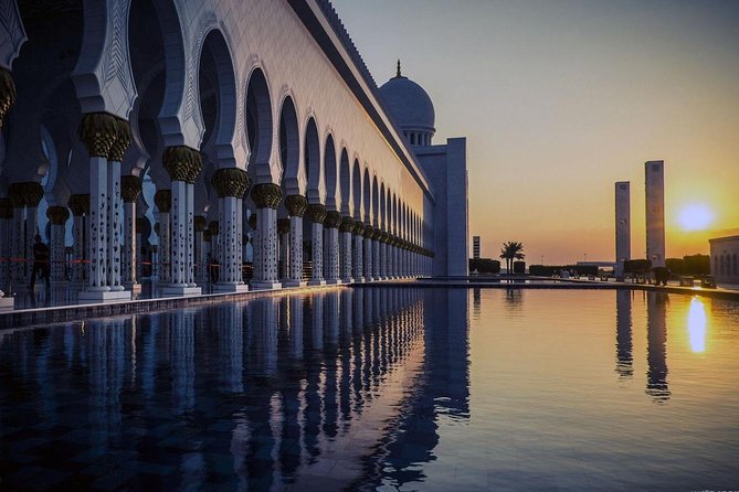 Private Abu Dhabi Sheikh Zayed Mosque With Louver Museum & Emirates Place Tea - Know Before You Go