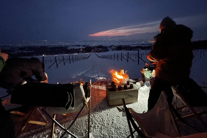 Private Deck Bonfire Café: Winter Evening Sky - Additional Information