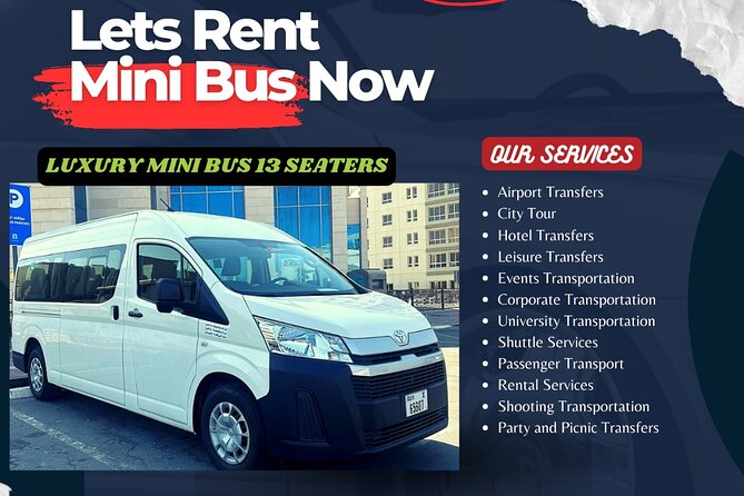 Private, Small and Big Groups Rent a Van in Dubai - Common questions