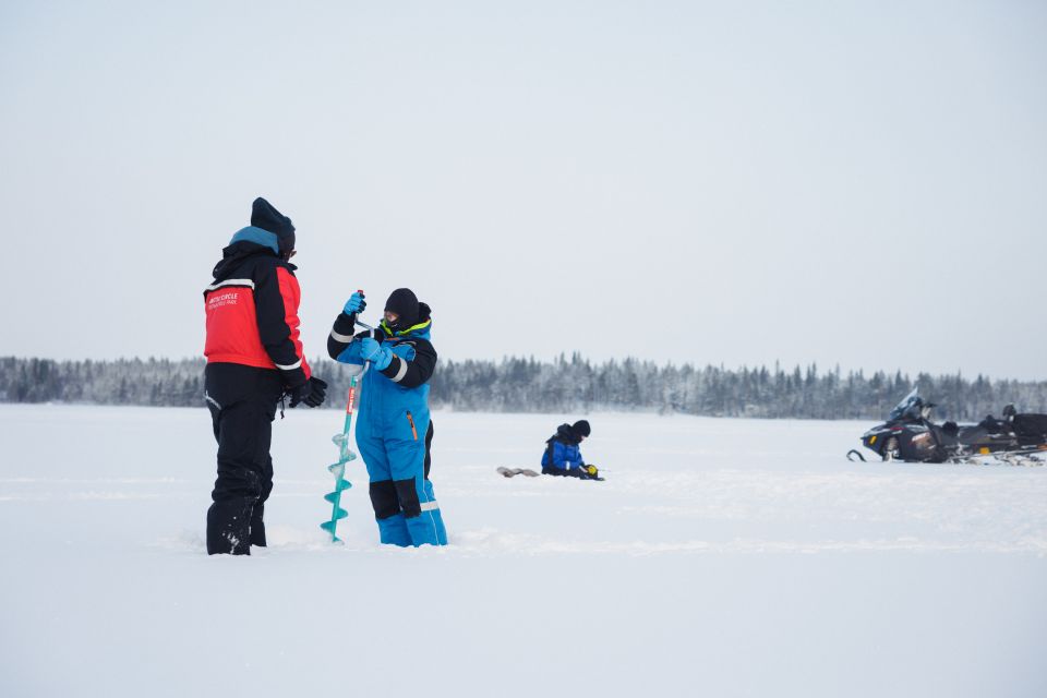 Rovaniemi: Ice Fishing & Snowmobile Safari Combo Day - Experience Highlights