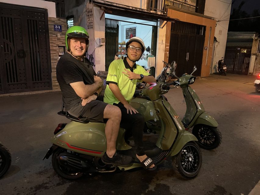 Saigon: Night Craft Beer And Street Food Tour By Vespa - Vespa Night Ride