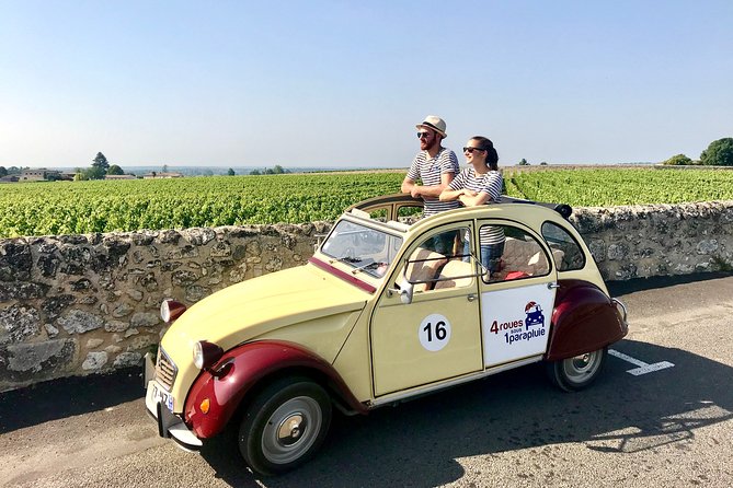 Saint-Emilion 7.5 Hours Wine Tourlunch in a Citroën 2CV From Bordeaux - Pricing and Group Size