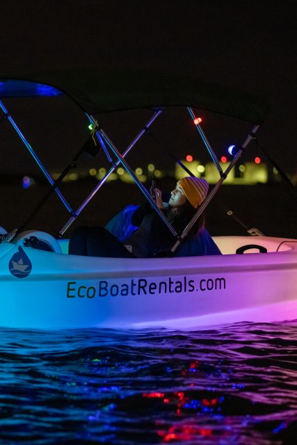 San Diego: Nighttime Glow Pedal Boat Ride W/ Downtown Views - Not Suitable For