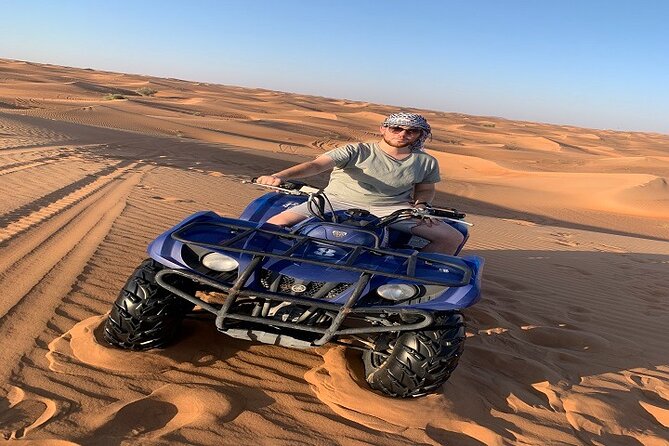 Self-Drive Quad Bike With Sand Boarding and Camel Ride in Dubai - FAQs