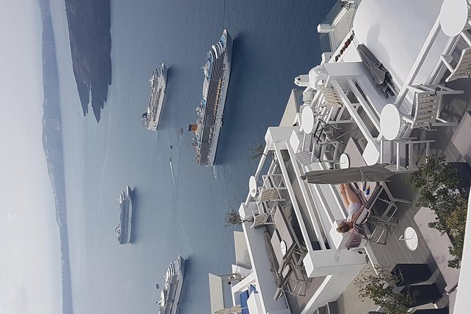 Semi Private Santorini Highlights - Experiencing Whitewashed Stairways and More