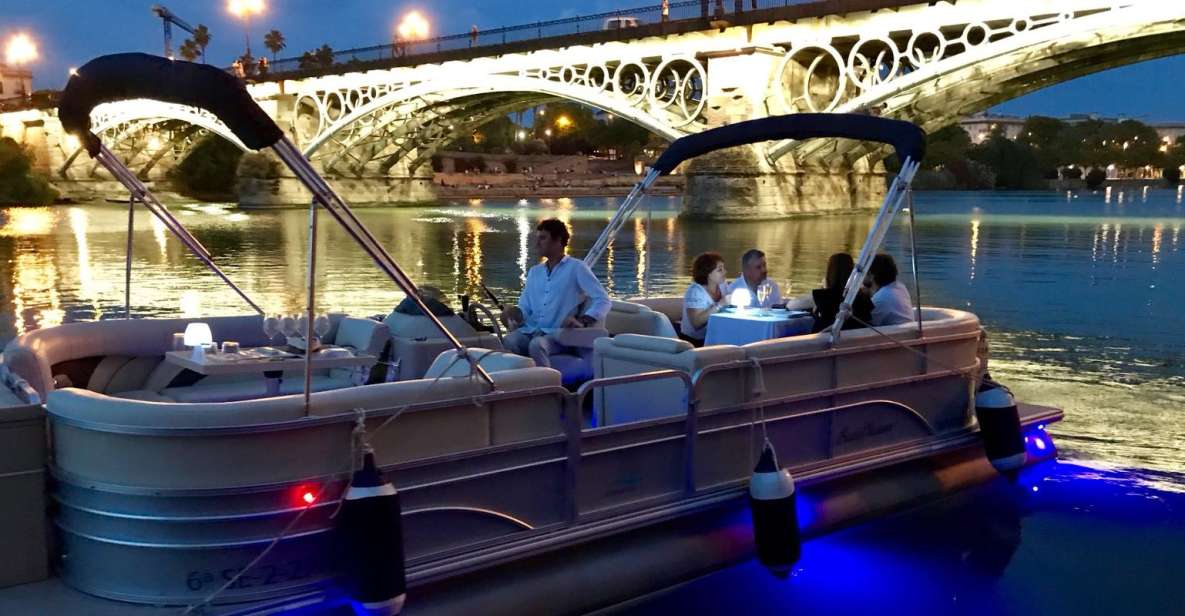 Seville: Private River Cruise With Dinner and Drinks - Inclusions