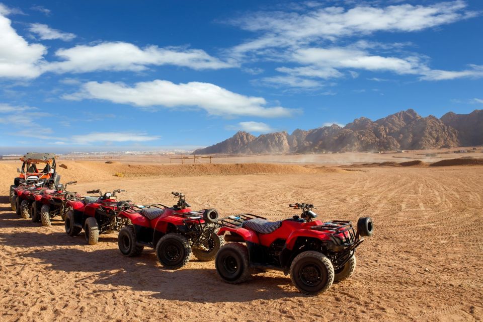 Sharm El Sheikh: ATV Quad Bike & Private Speedboat Adventure - Transportation and Guides