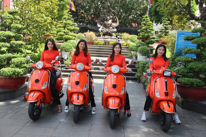 The Insiders Saigon With Female Ao Dai Riders Vespa 4,5 Hours - Booking Information