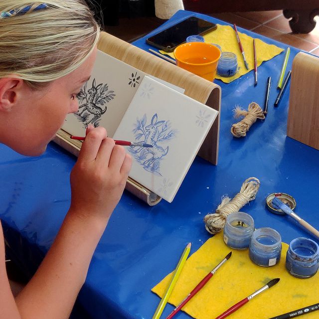 Tile Painting Workshop in the Algarve - Experience Highlights