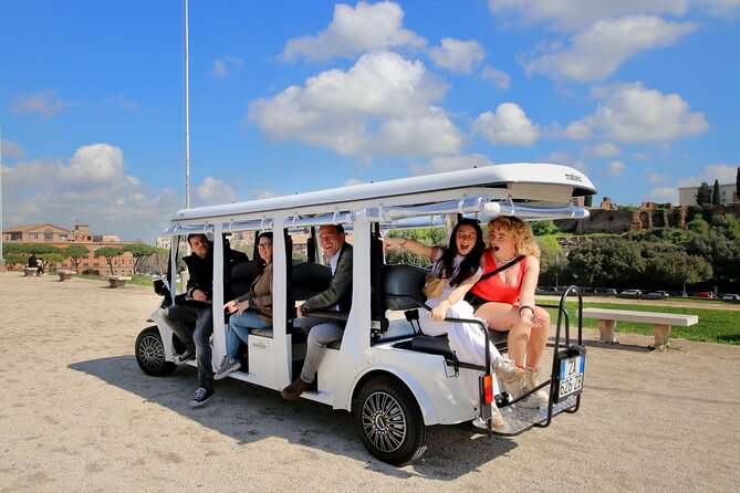 Tour of Rome in 7 Seater Golf Cart - Booking Information and Pricing