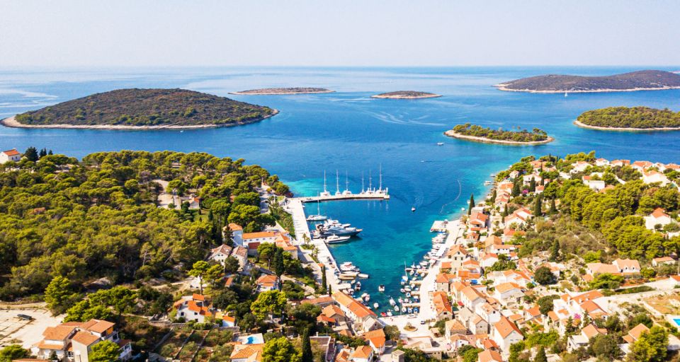 Trogir: Blue Lagoon, Maslinica, and Solinska Bay Boat Tour - Itinerary Details