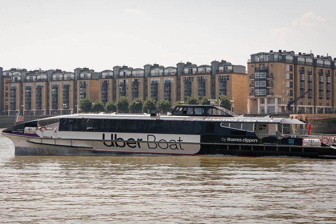 Uber Boat by Thames Clippers - Single River Journey on the Thames - Cancellation Policy and Reviews