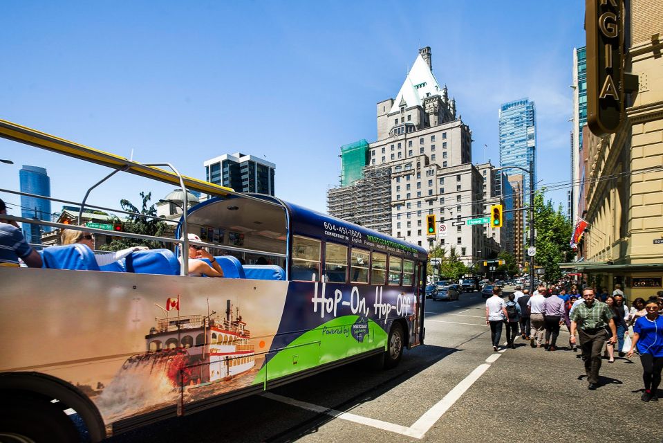 Vancouver: 15 or 48-Hour Hop-On Hop-Off Sightseeing Bus Pass - Duration and Starting Times