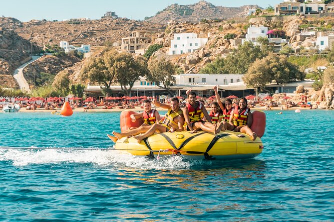 Water Tubing in Mykonos With Instructor and Speedboat Rider - Booking Confirmation and Accessibility