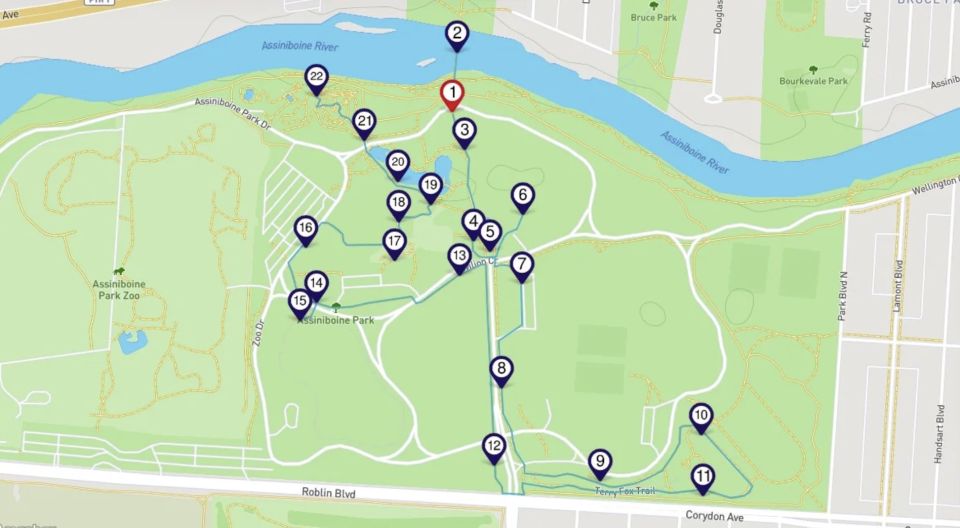 Winnipeg: Assiniboine Park Self-Guided Smartphone Audio Tour - Tour Description