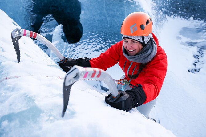 Winter Ice Cave Climbing Private Photoshoot - 15 Shot Package - Equipment Provided