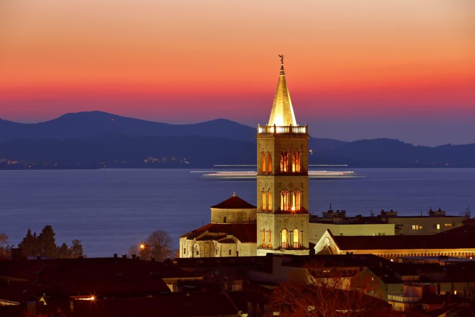 Zadar: Sunset & Night Cruise With Sparkling Wine - Inclusions