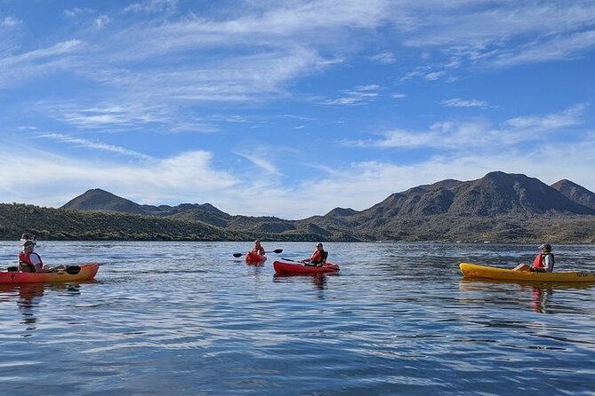 2.5 Hours Guided Kayaking and Paddle Boarding on Saguaro Lake - Refreshment and Rest Stop Details