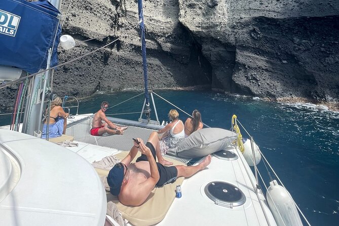 4 Days Private Catamaran Cruise 3 Cyclades Islands From Santorini - Weather Considerations