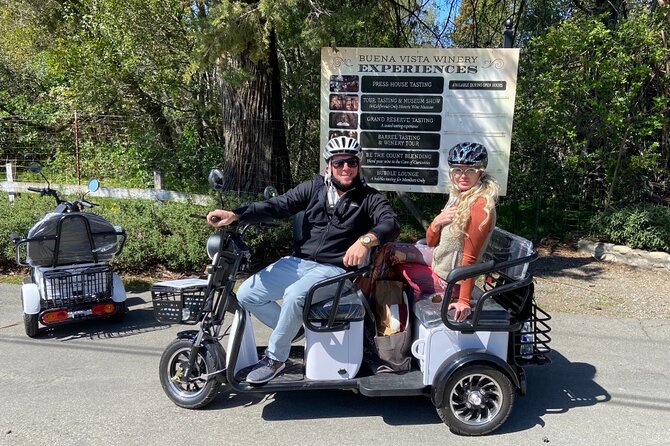 5 Hr Guided Wine Country Tour in Sonoma on an Electric Trike - Participant Requirements