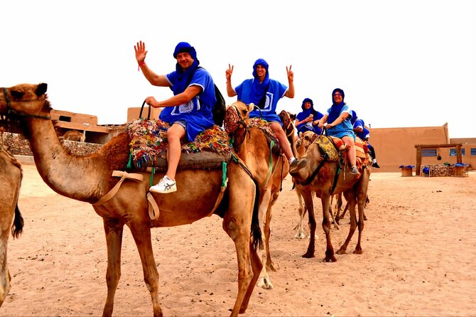 Agafay Desert , Camel Ride , Sunset & Dinner Show - Experience Traditional Mint Tea