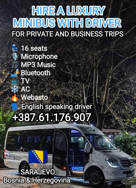 Airport Transfers & Private Tours With Luxury Minibus Bosnia - Common questions