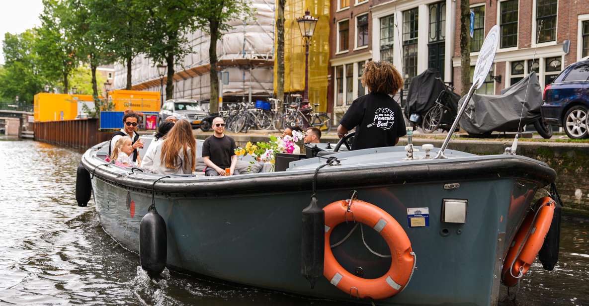 Amsterdam: Canal Cruise With Dutch Pancakes and Drinks - Logistics