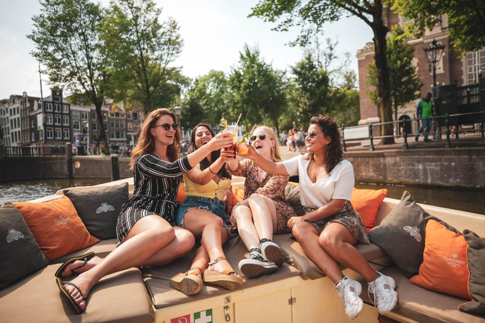 Amsterdam: Luxury Boat Canal Cruise With Unlimited Drinks - Reservation Details