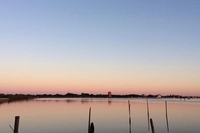 Aperitif at Sunset in the Venice Lagoon on a Private Boat. - Serene Atmosphere on the Water