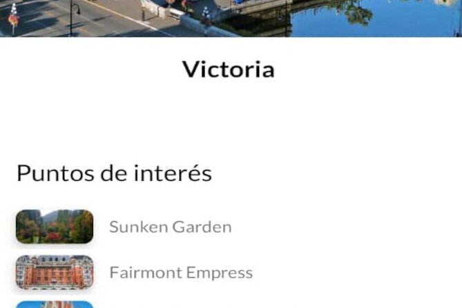 APP Self-Guided Routes Victoria With Audio Guide - Company Information and Help Center