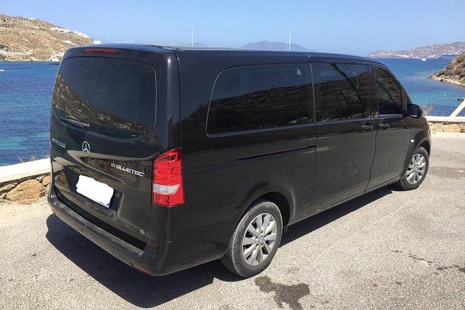 Arrival Private Transfer From Mykonos Airport JMK to Mykonos by Minivan - Additional Information for Travelers