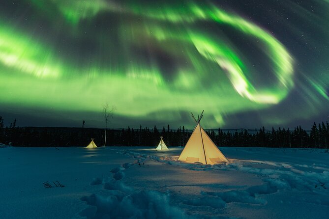 Aurora Viewing Two More Locations Include Aurora Camp North Pole - Arctic Circle Winter Drive Adventure Overview