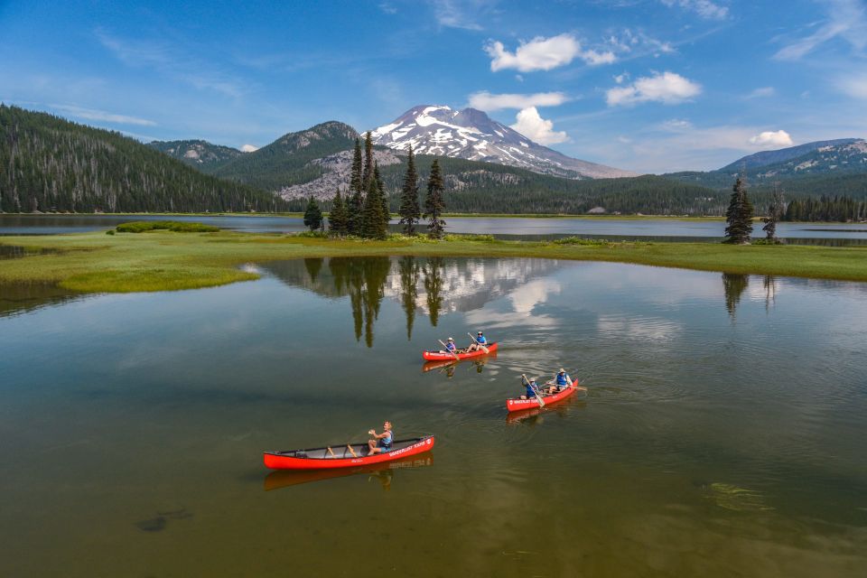 Bend: Half-Day Brews & Views Canoe Tour on the Cascade Lakes - Reservation Options and Gift Choices