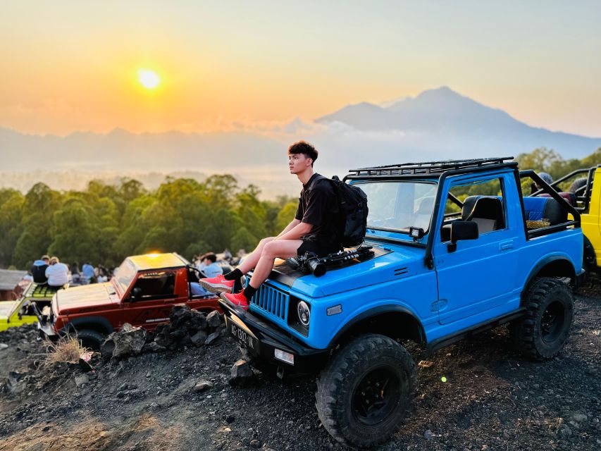 Caldera Jeep Sunrise With Ploating Temple - Last Words