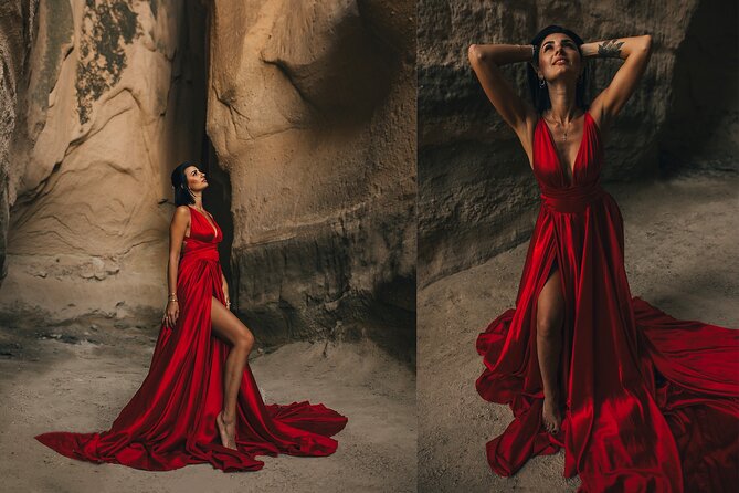 Cappadocia Photoshooting With Flying Dress - Directions