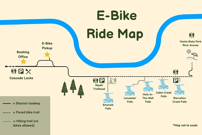 Cascade Locks E-Bike Waterfall Ride  - Washington - Common questions
