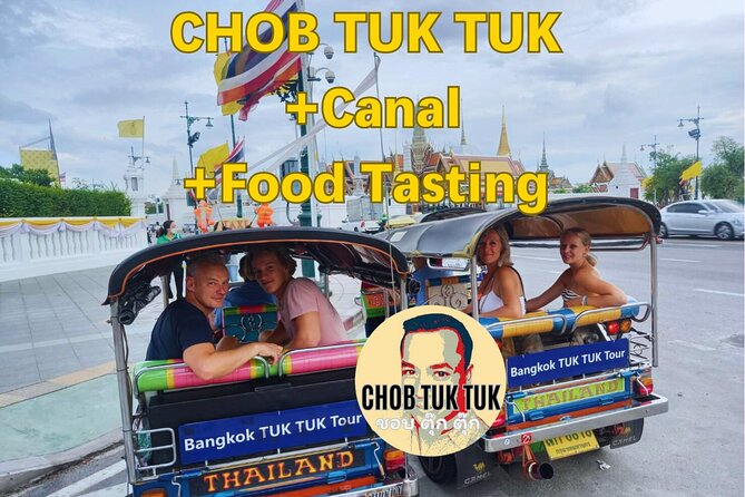 CHOB TUK TUK Canal Food Tasting - Rooftop Bar Stop