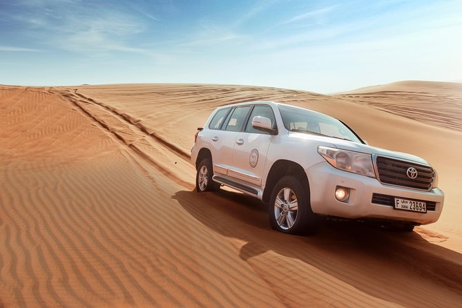 Desert Safari Dubai With Dune Bashing, Sandboarding, Camel Ride, 5 Shows, Dinner - Last Words