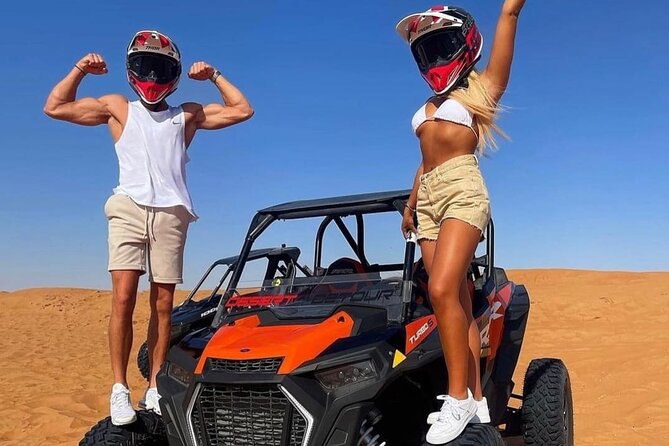 Desert Safari With 4x4 Dune Bashing Camel Ride Sand Boarding - Spectacular Sunset Views